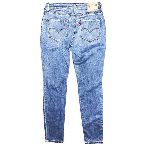 Levi's 811 Curvy Skinny Ripped Low-Rise Jeans Women's 29X30 - Picture 5 of 9